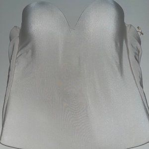 Davids Bridal strapless bustier corset bra 36C